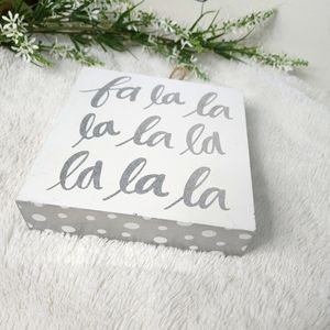 Christmas Decrotive Wall/Self Decor Fa la la
